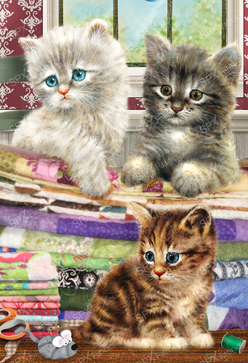 25876win1_SPX_Fabrics_crafty_kittens_Panel_detail